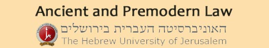 Dr. Arlette David, Editor - Ancient and Premodern Law - The Hebrew University of Jerusalem